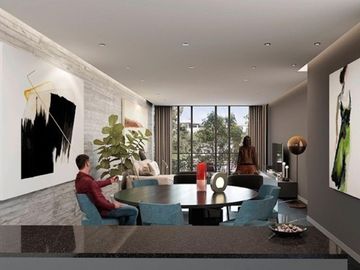 Penthouse con jacuzzi privado, terraza y fogatero, en venta, Polanco, CDMX