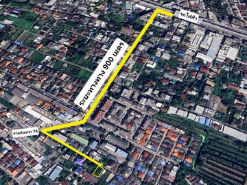 ที่ดินเปล่าทำเลทอง ใกล้ MRT มัยลาภ 900 เมตร🔥 ที่ดิน 1 งาน 4 ตร.ว. รามอินทรา 14 แยก 5 / (ขาย), Land 1 ngan 4 sq m. Ramintra 14 Yaek 5 / (FOR SALE)