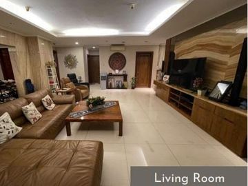 For Sale Bellagio Residence Apartment, South Jakarta – Penthouse 4+1BR Size 181sqm, Semi Furnished