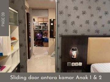 For Sale Bellagio Residence Apartment, South Jakarta – Penthouse 4+1BR Size 181sqm, Semi Furnished