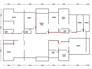 For Sale Bellagio Residence Apartment, South Jakarta – Penthouse 4+1BR Size 181sqm, Semi Furnished