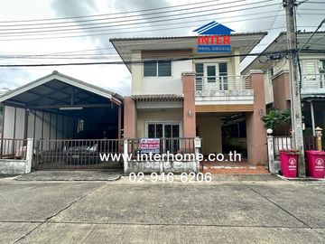 Twin house, 2 floors, 49.3 sq.w., Villa Khunalai Village 1, Soi 2, Soi Wat Lat Pla Duk, Kanchanaphisek Road, Wat Lat Pla Duk Road, Bang Bua Thong, Non