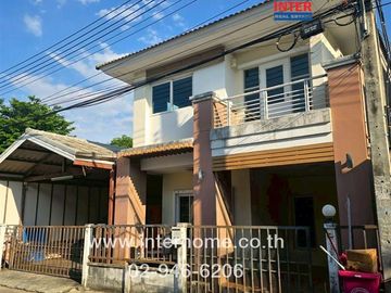Twin house, 2 floors, 49.3 sq.w., Villa Khunalai Village 1, Soi 2, Soi Wat Lat Pla Duk, Kanchanaphisek Road, Wat Lat Pla Duk Road, Bang Bua Thong, Non