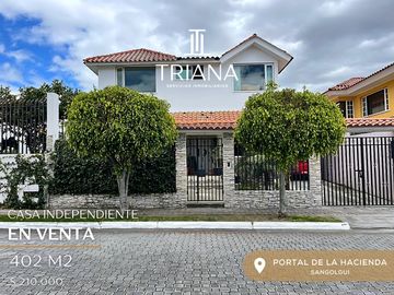 CASA INDEPENDIENTE EN URBANIZACION PRIVADA PORTAL DE LA HACIENDA SANGOLQUI