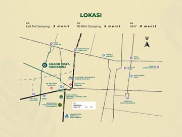 PERUMAHAN MODERN 2 LANTAI DEKAT EXIT TOL GODEAN