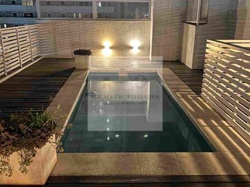 DEPTO + Balcón y asador (Amenities)