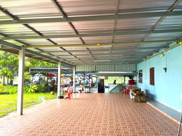 Over 4 Rai with Established Curry & Dim Sum Restaurant Business for Sale, on Main Road, Phang Nga