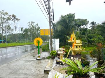 Over 4 Rai with Established Curry & Dim Sum Restaurant Business for Sale, on Main Road, Phang Nga