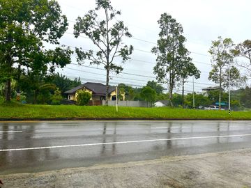 Over 4 Rai with Established Curry & Dim Sum Restaurant Business for Sale, on Main Road, Phang Nga