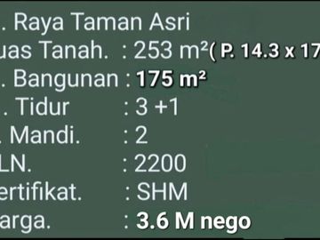 Rumah Raya Taman Asri Waru Sidoarjo