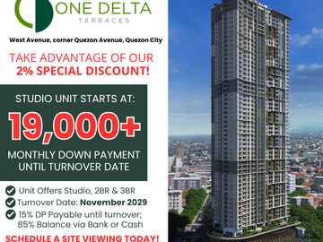 Pre-selling condo for sale for Studio Unit in Quezon City