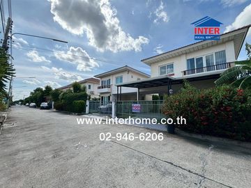 2-storey twin house, 39.9 sq.w., Supalai Ville Village, Ring Road - Lam Luk Ka, Khlong 3, near Triam Bundit School, Chalermmark Phicharn Road, Lam Luk