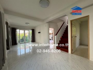 2-storey twin house, 39.9 sq.w., Supalai Ville Village, Ring Road - Lam Luk Ka, Khlong 3, near Triam Bundit School, Chalermmark Phicharn Road, Lam Luk