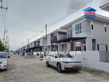 2-storey twin house, 45.4 sq.w., Wisesuk Nakhon Like Village, Soi Wat Panthai Norasing, Rama 2 Road, Soi Panthai Norasing, Mueang Samut Sakhon, Samut