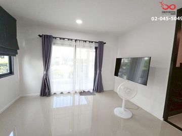 ขายบ้านแฝด เซนส์ บางนา สุวรรณภูมิ - กิ่งแก้ว ต่อเติมครบ พร้อมอยู่ ใกล้สนามบินสุวรรณภูมิ ARL ลาดกระบัง
