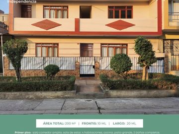 VENTA CASA - URB. TÚPAC AMARU (PAYET) - INDEPENDENCIA