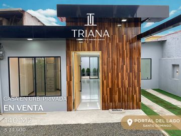 CASA UNA PLANTA OBRA NUEVA PORTAL DEL LAGO SANTO DOMINGO