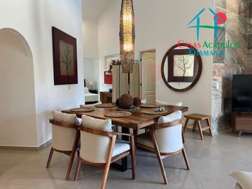 Departamento moderno con Terraza y vista a la alberca y áreas comunes
