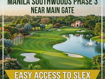 Easy to Own -1087Sqm Fairway Lot for sale Phase 2 of Manila Southwoods