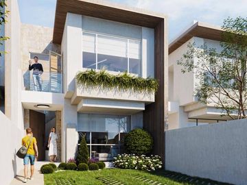 En Venta Casa en construcción en Condominio sector Jardines del Río - Cuenca