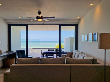 Departamento de lujo en primera fila con vista al mar en Telchac Puerto, Mérida