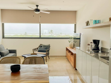 Departamento de lujo en primera fila con vista al mar en Telchac Puerto, Mérida