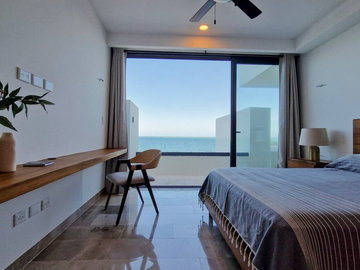 Departamento de lujo en primera fila con vista al mar en Telchac Puerto, Mérida