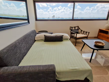 Departamento de lujo en primera fila con vista al mar en Telchac Puerto, Mérida