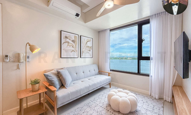 For Rent: Fully Furnished 1 Bedroom at Mandani Bay Suites Tower 1 by HTLand, Inc., Mandaue - 45sqm.