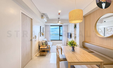 For Rent: Fully Furnished 1 Bedroom at Mandani Bay Suites Tower 1 by HTLand, Inc., Mandaue - 45sqm.