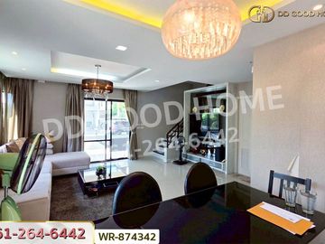 WR-874342 Twin house, Baan Fah Greenery Pinklao-Sai 5, Nakhon Pathom, near Central Salaya