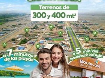 VENDO TERRENO PARA CASA DE CAMPO 400 M² - ASIA - CAÑETE - LIMA