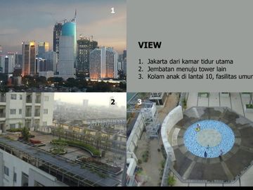 Dijual Apartemen Cosmo Mansion 2 Bedroom Size 87  Furnished