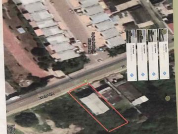 VENTA TERRENO DE 628.90 m2 y una casa mixta de 250 m2, en la Vía  Gral. Villamil_Posorja, km 3Km.de lado Izq. sector de alta plusvalia. PRECIO$ 65.000