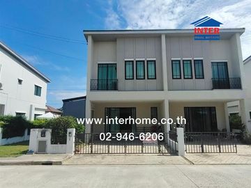 2-storey townhouse, 29.3 sq.w., Chuenchuen Town Village, Bangna, Kiatphiphatthani Alley, Bangna-Talat Road, Bangna-Trad parallel road, Bang Bo, Samut