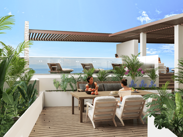 Departamento con vista al mar en The One Bucerías – Zona Dorada