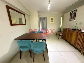 Departamento Con Terraza Y Dos Cómodas Habitaciones Cerca De Wong De Chacarilla En San Borja