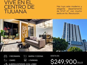 Departamento en Venta en Zona Centro Tijuana – ¡Excelente Inversión!