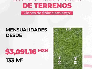 Terreno en  Merida desde $3,316 mensuales
