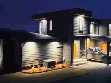 casa con hermosa vista al lago en condominio en sector Los Riscos de Pucon