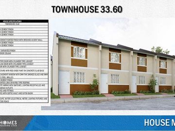 Socialized Townhouse For Sale in Brgy. Calawitan San Ildefonso Bulacan