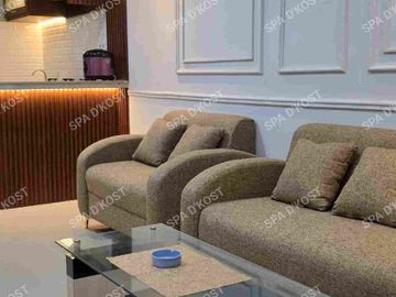 Sewa Rumah Kontrakan bulanan tipe 65  Deluxe Studio Full Perabotan SPA D'KOST sidomulyo Barat Pekanbaru