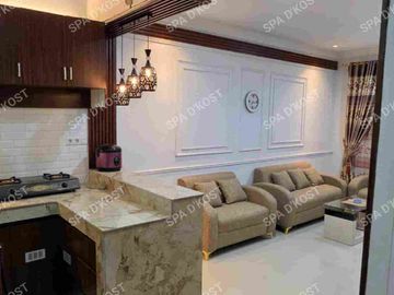 Sewa Rumah Kontrakan bulanan tipe 65  Deluxe Studio Full Perabotan SPA D'KOST sidomulyo Barat Pekanbaru