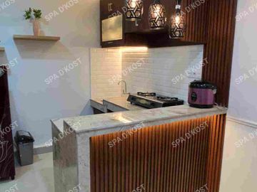 Sewa Rumah Kontrakan bulanan tipe 65  Deluxe Studio Full Perabotan SPA D'KOST sidomulyo Barat Pekanbaru