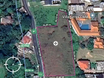 DI JUAL TANAH VILLA PEMANDIAN AIR PANAS  PACET ZONA PERUMAHAN/KUNING