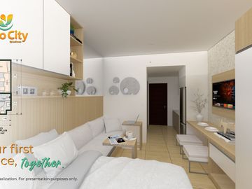 RENT TO OWN Deluxe Studio Unit Condominium for Sale at Salinas Lahug Cebu City