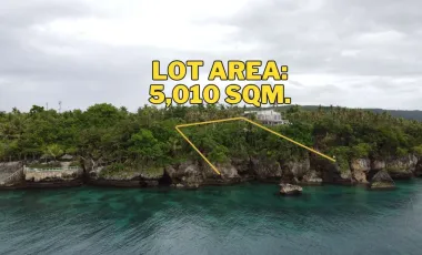Cliffside Beachfront Lot for Sale – Santiago, Camotes Island, Cebu, Philippines