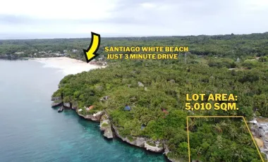 Cliffside Beachfront Lot for Sale – Santiago, Camotes Island, Cebu, Philippines