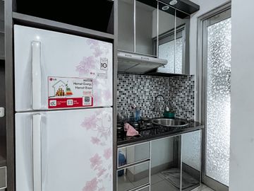 apartemen greenbay pluit 2br semi furnish, sewa murah!