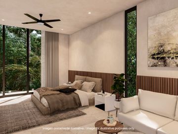 Villa en Venta en Tulum con Hermosa Piscina y Jardín
